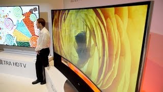 First Curved 4K TV by LG (105-inch)