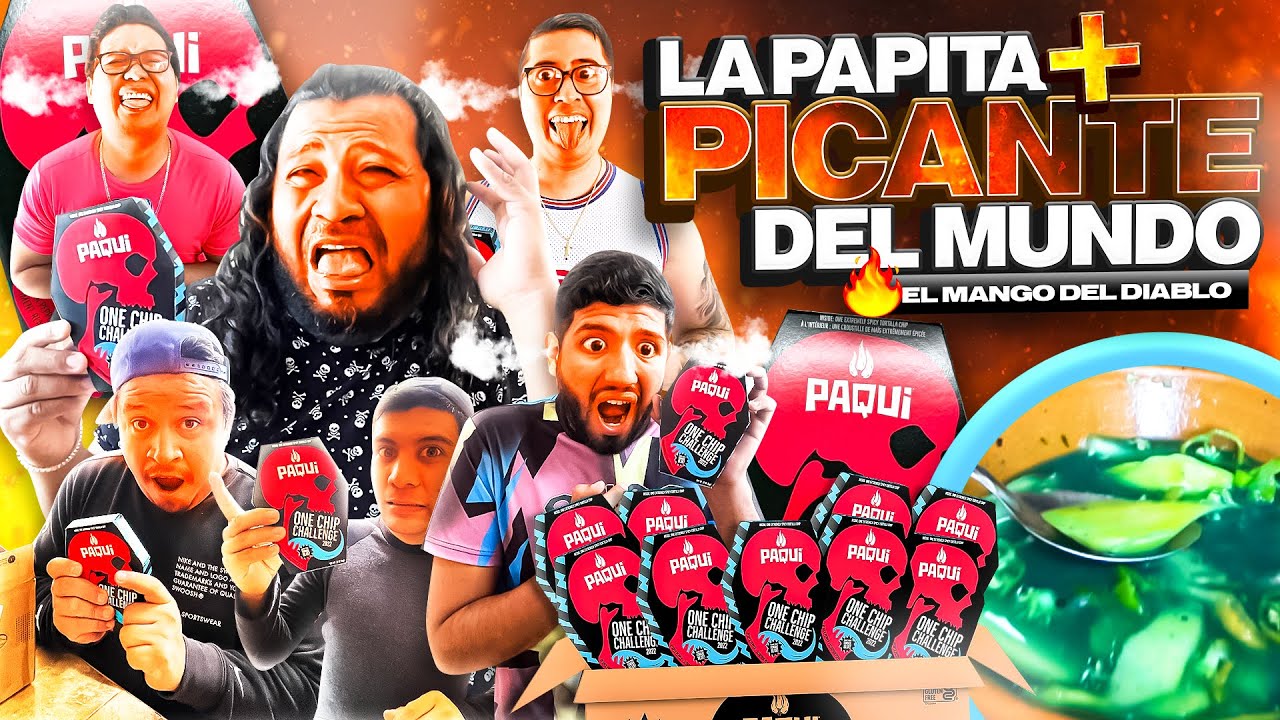 🥵Probamos La Papita Mas PICANT3 del MUNDO🌶️con el CREW | 🔥Receta Secreta (El MANGO DEL DIABLO)🥭