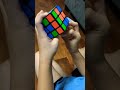 I solved 3 sides on a rubiks cube