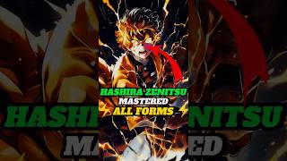 What if zenitsu mastered thunder breathing all forms #shorts #demonslayer