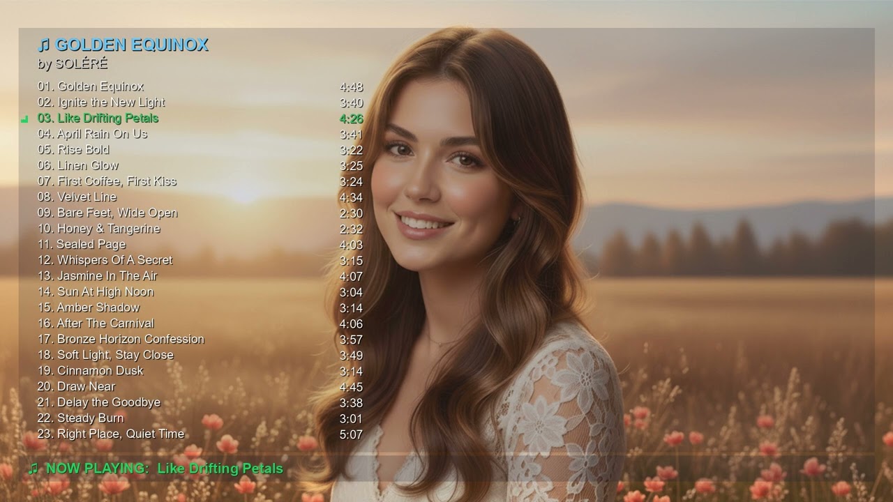 Golden Equinox 🌅✨ Full Album Playlist | Cinematic Romantic Latin Pop Experience - SOLÉRÉ 🎧