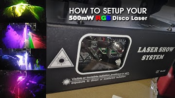 How to Set Up and Use a 500mW RGB Party Laser: A Beginner