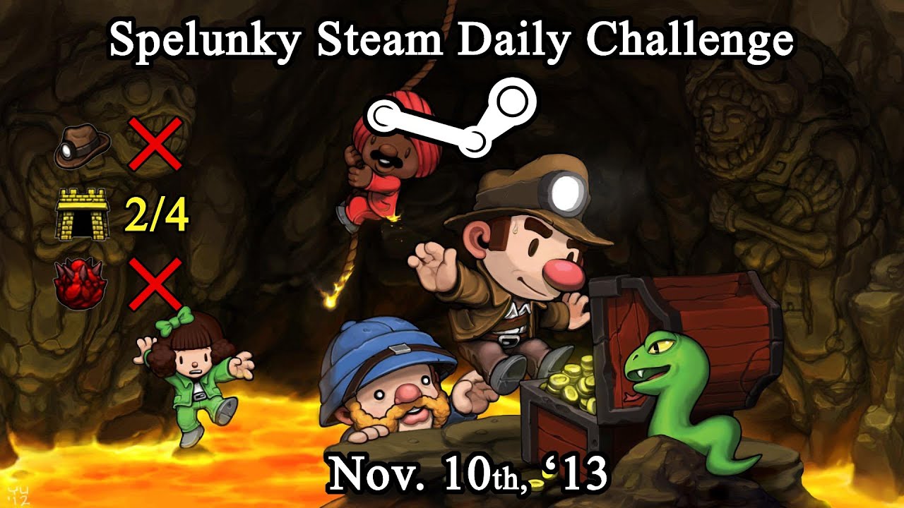 Spelunky Steam Daily Challenge - November 10th, 2013