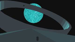 Ring Station with Artificial Gravity and Moon