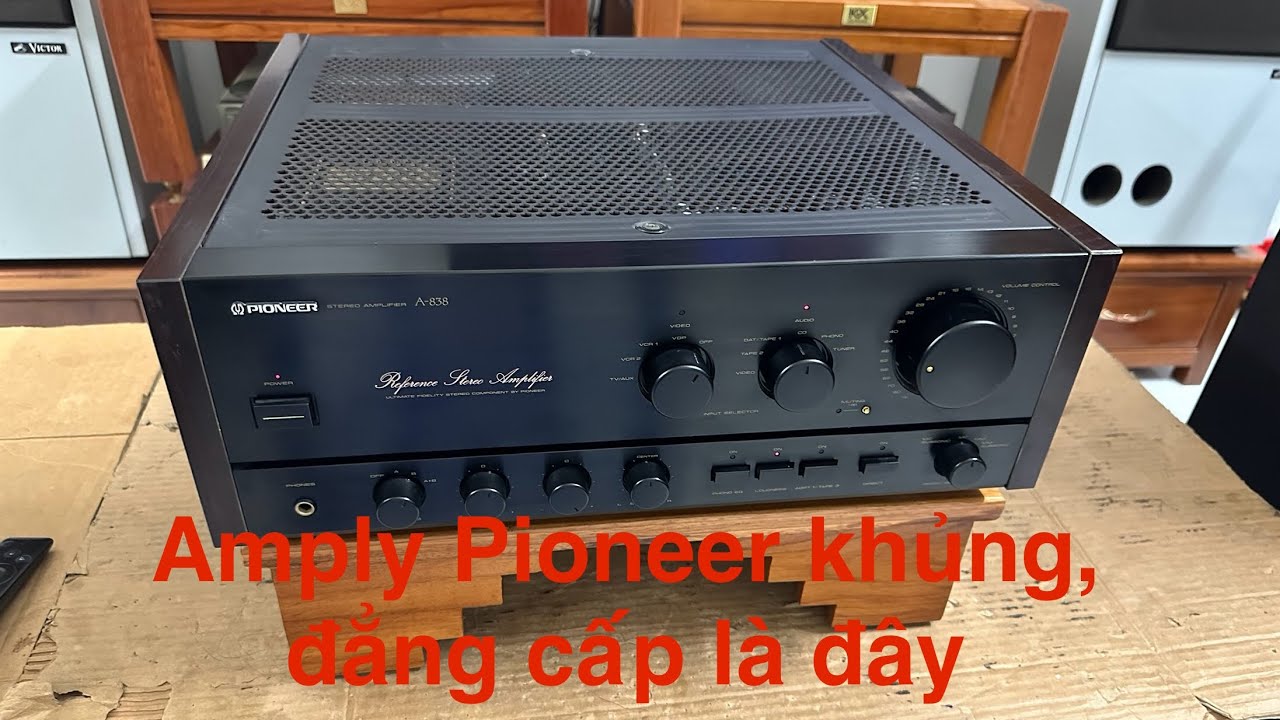 PIONEER A-838 Amplifier. Great product, classy, ​​still affordable