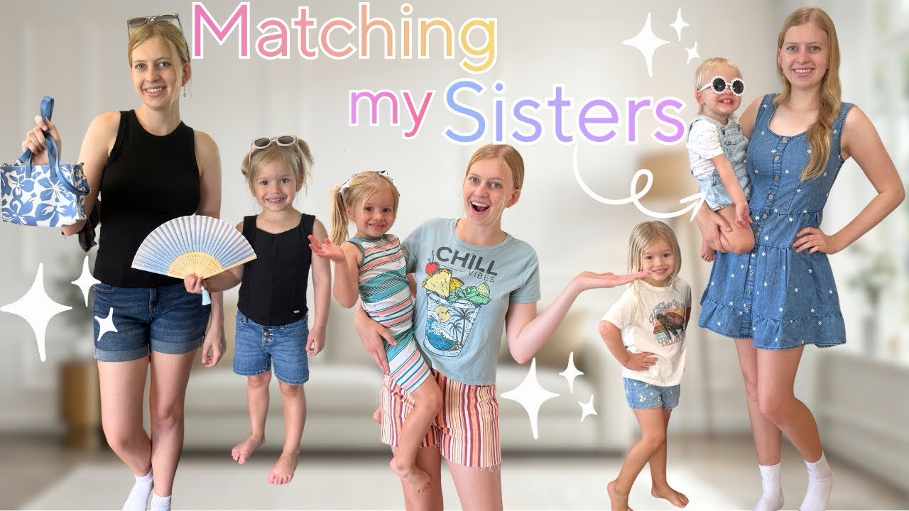 Целую неделю буду одеваться одинаково со своими сестрами!