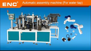 Automatic assembly machine for water tap