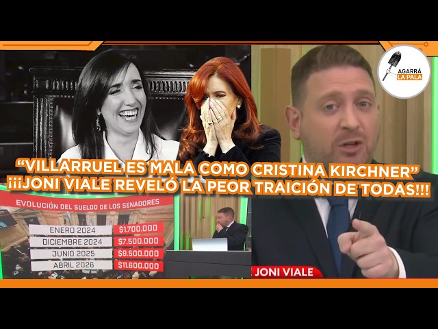 JONI VIALE PRENDIÓ FUEGO A VILLARRUEL Y REVELÓ LA PEOR TRAICIÓN A MILEI: "ES MÁS MALA QUE CRISTINA"