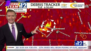 April 5, 2022, WJTV 12 Tornado Coverage in Jackson, MS