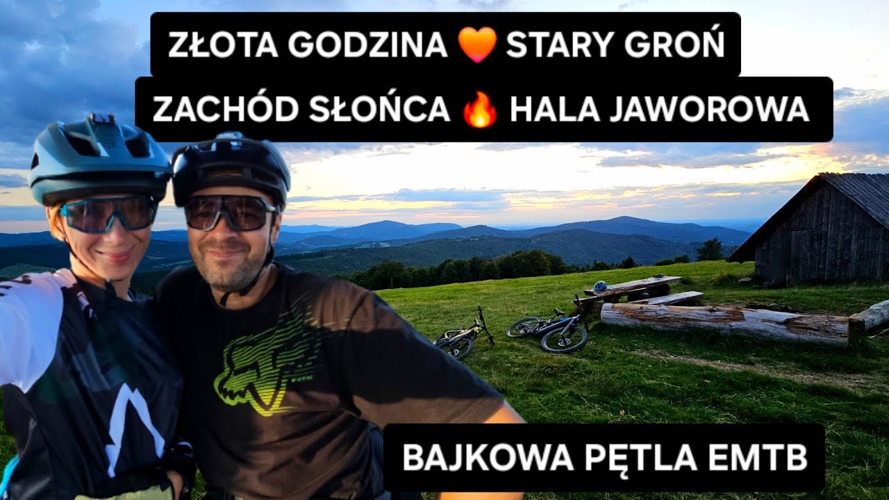 Pętla emtb ebike Szczyrk Stary Groń Brenna Hala Jaworowa Beskidy rower elektryczny góry trip trasa