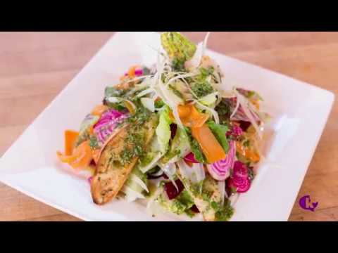 Farm Fresh Salad with Sweet Herb Vinaigrette: Under the Hood with Chef Gabe Garcia