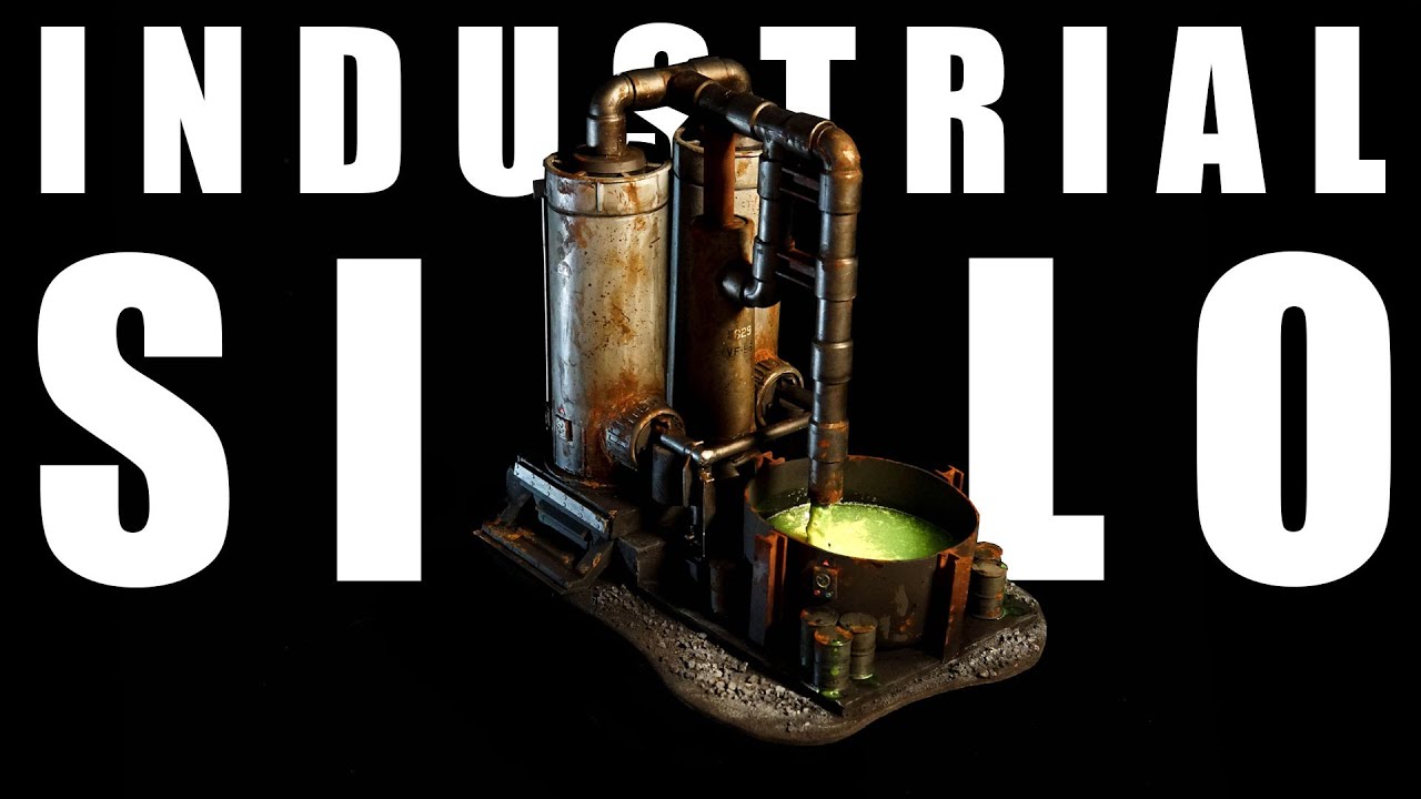 Building An Epic Industrial Silo Terrain for Warhammer 40K, Necromunda, Kill Team
