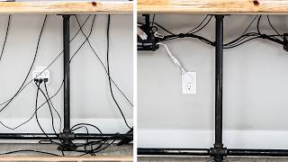 My Go-To Under Desk Wire Organizer