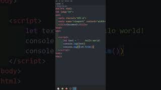 JavaScript Trim Function | Menghapus Whitespace pada String/Text di JavaScript #shorts