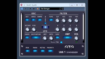 Unit 1 Synthesizer by GTG Synths