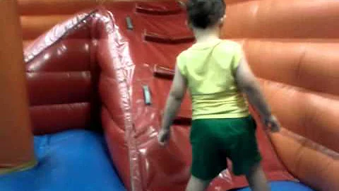 Noah in a jumping castle