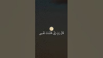 "قَالَ رَبِّ إِنِّي ظَلَمْتُ نَفْسِي فَاغْفِرْ لِي"(القارئ.غيث سمرين) #اكسبلور #explore #قرآن
