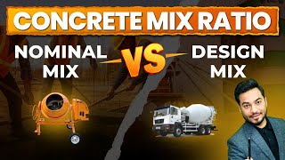 Concrete Mix Ratio Detailed Explanation Of Design Mix Vs. Nominal Mix By Yahya Sir