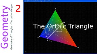 Geometry Of Triangles The Ortho Triangle