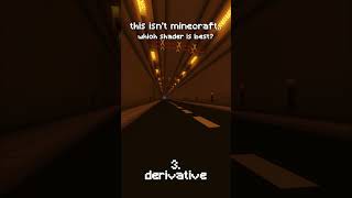 Minecraft backrooms with shaders… which one looks the best? #shorts #minecraft