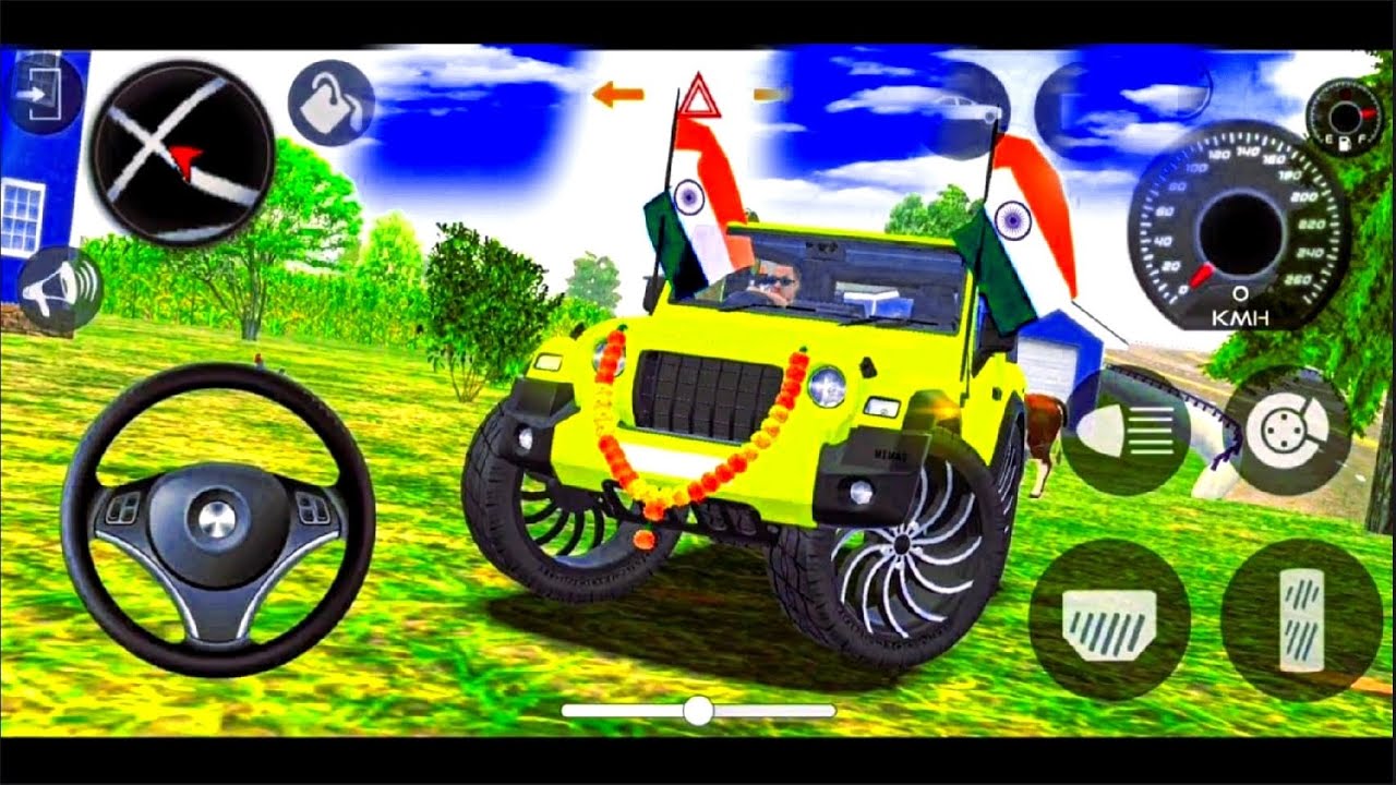 Modified Mahindra Thar😈Games:Indian Yellow Thar (Gadi Wala Games) Car Game Android Game - #2026
