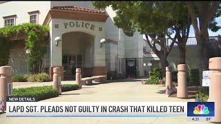 LAPD sergeant pleads not guilty in fatal Tustin hit-and-run crash