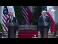 President Trump Participates in a Joint Press Conference with the President of Poland