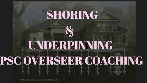 SHORING & UNDERPINNING