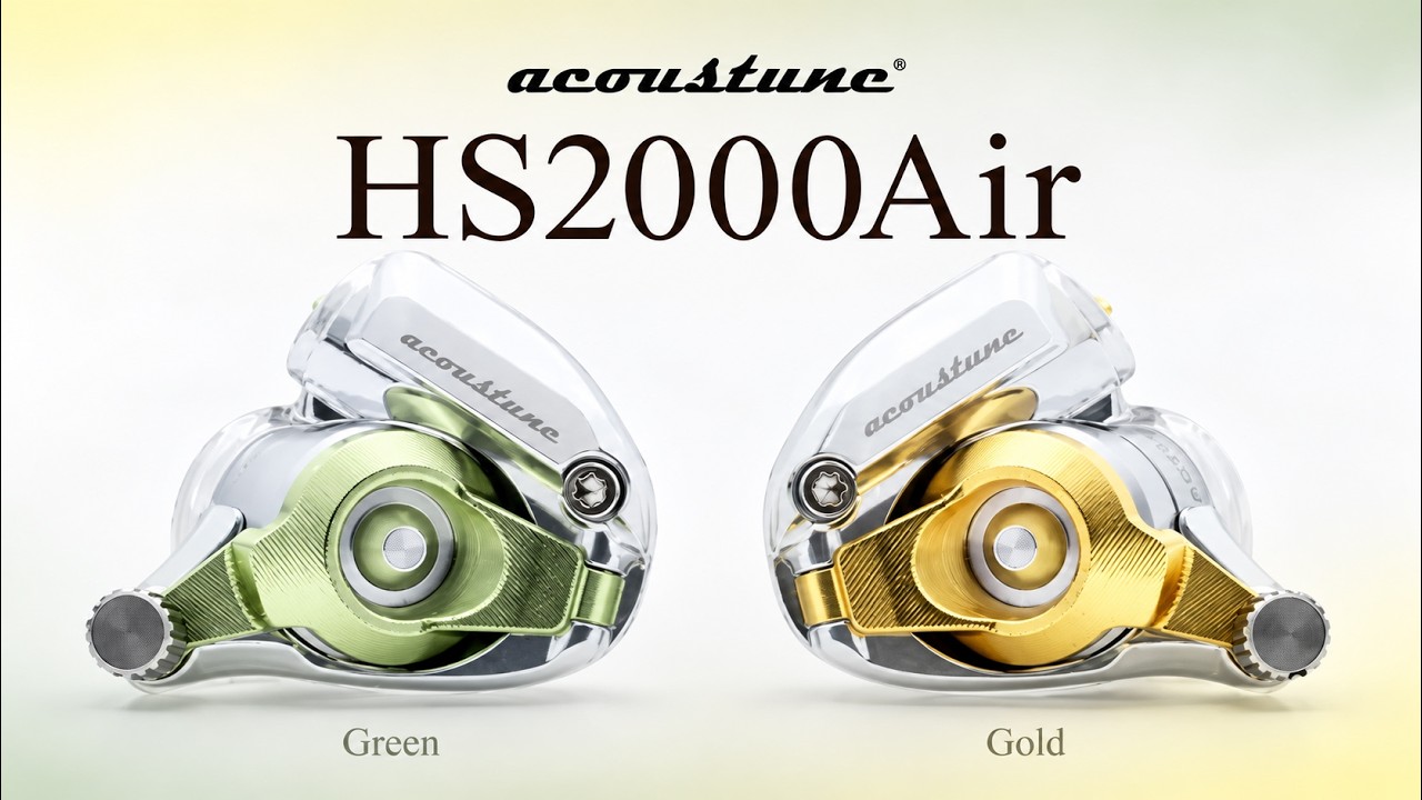 무게도 가격도 가벼워진, 1DD 장인의 플래그십 사운드 | Acoustune HS2000 Air