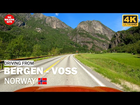 Driving From Bergen - Voss In Norway 2020 [4k UHD]