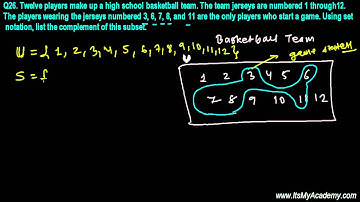 Complement of a Team - Set Theory -  Integrated Algebra 25