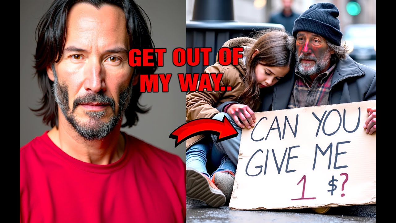 Homeless asks Keanu Reeves Can you give me 1$ What Keanu Reeves ...