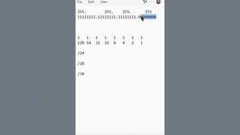 How to Subnet IPv4 in about a minute