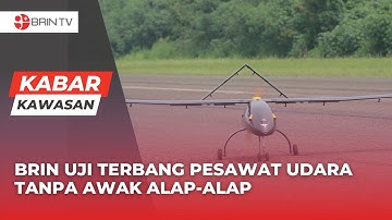 BRIN Uji Terbang Pesawat Udara Tanpa Awak Alap-Alap