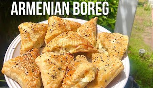 Armenian Cheese Boreg Puff Pastry Cheese Pie Eats With Gasia