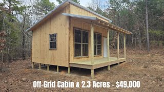Off-Grid Cabin - 2.3 Acres - For Sale