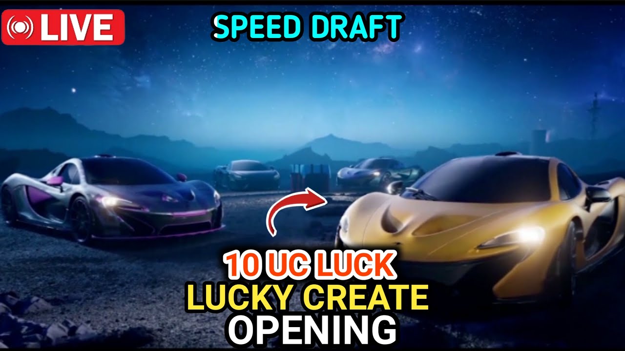 Speed Draft Speed Draft 10 UC Luck | Speed drift create opening | Pubg Mobile - YouTube