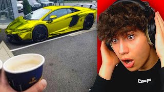 Man morste koffie op Lamborghini, toen gebeurde dit...