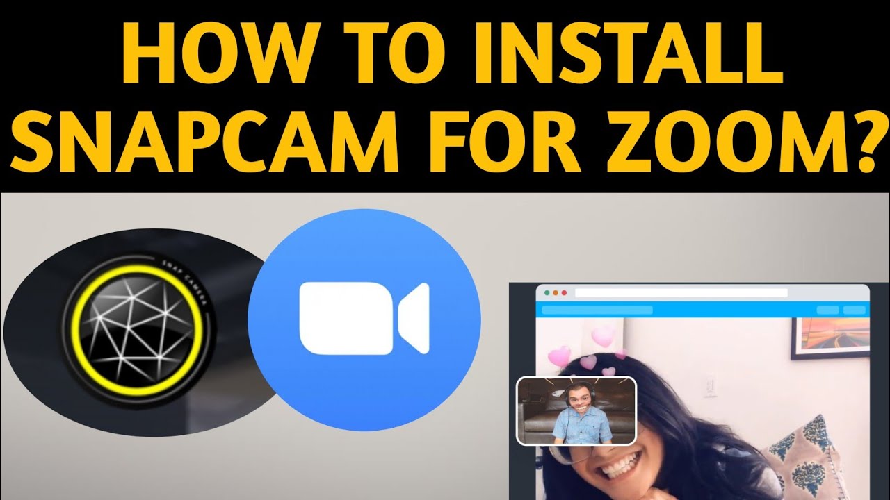 How To Install Snapcam Filter For Zoom Cloud Meeting App Step By