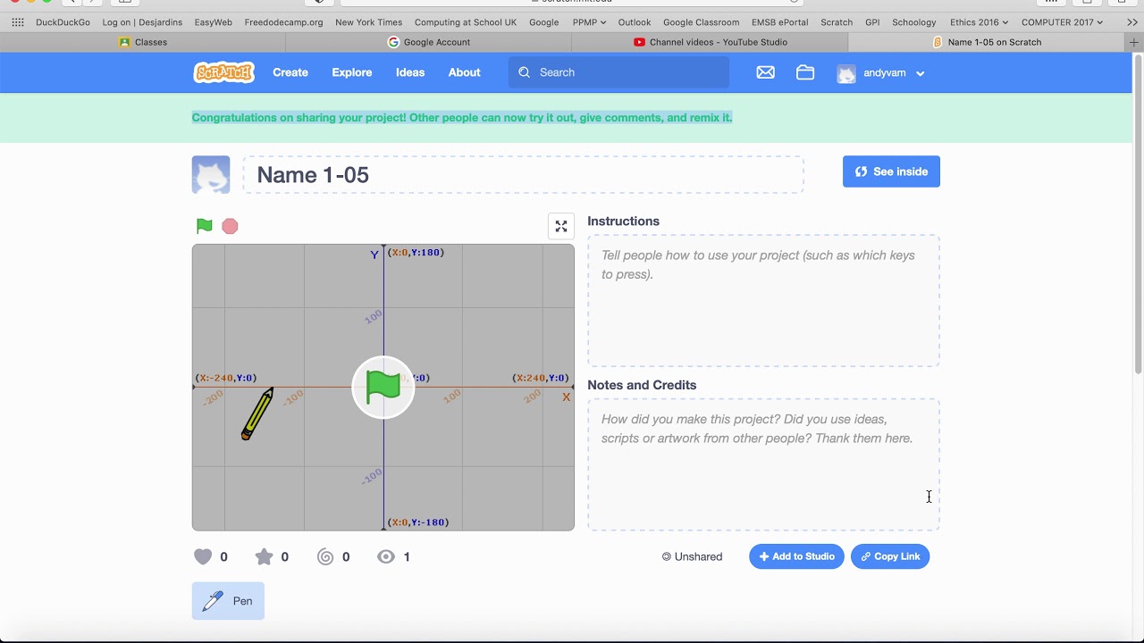 Link Project Vortex Scratch How to share a link on SCRATCH - YouTube