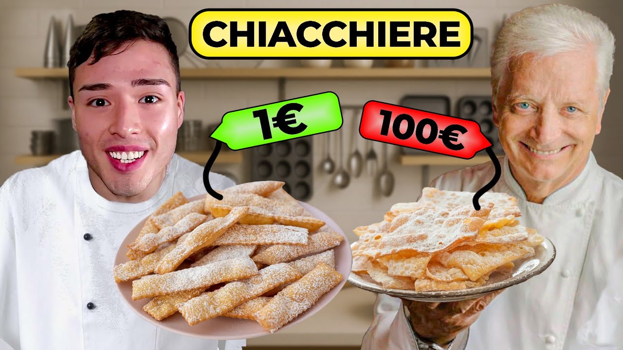 Carnevale da 1€ A CASA vs 100€ da IGINIO MASSARI