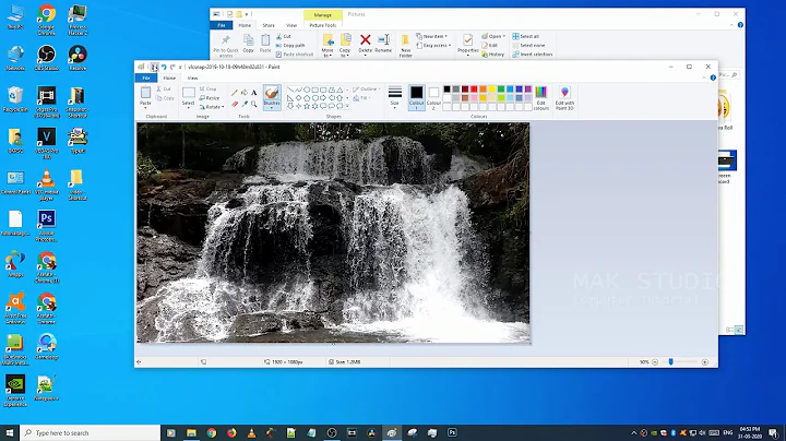 How to change Image Resolution in windows Paint