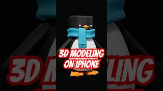 3D Modeling Beginner Tutorial. Make 3D Models on iPad and iPhone! #shorts #3dmodeling #3d #3dart