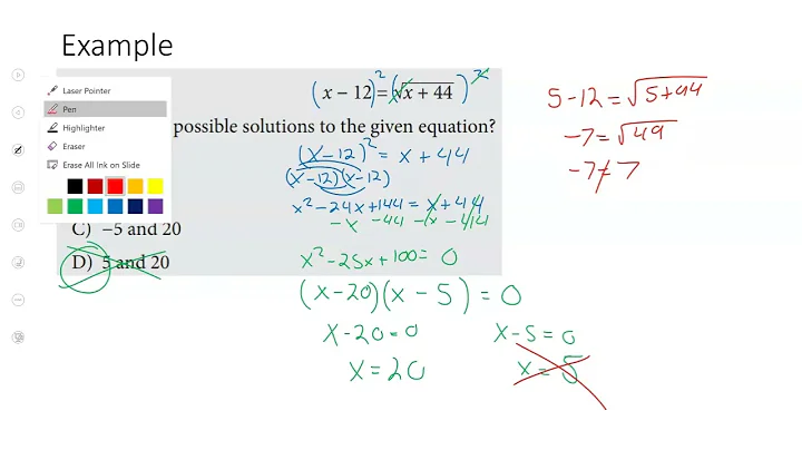 SAT Prep Quadratics and Exponential Word Problems