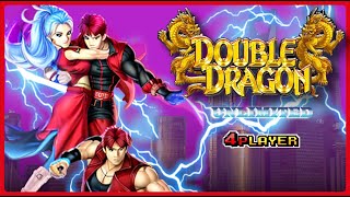 Double Dragon Unlimited 4Players Co-Op Cinematic  Playthrough (OpenBoR)
