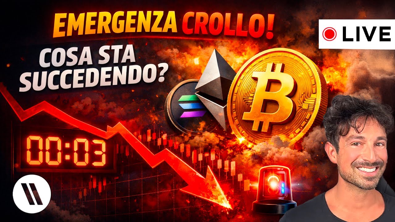 BITCOIN, CRYPTO: EMERGENZA CROLLO!! COSA STA SUCCEDENDO? (URGENTE!)