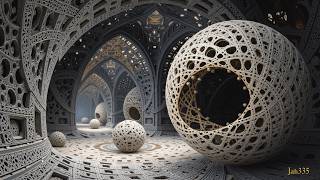 Dark Ambient Neural Protocol Music - Echoes Through Infinite Fractal Void Chambers Soundscape