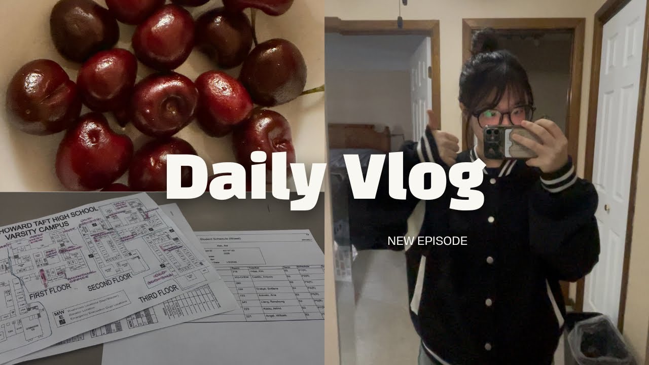 [V-log] 미국 고등학교 첫 등교 🇺🇸 놀라울 만큼 그 누구도 관심을 주지 않았다..🤥🤥