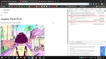 Flask / Angular 8 / MySQL #4 (  Getting the API data back to Angular 8 )