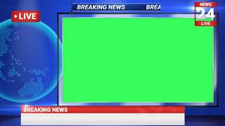 News tutorial green screen || Green Screen video